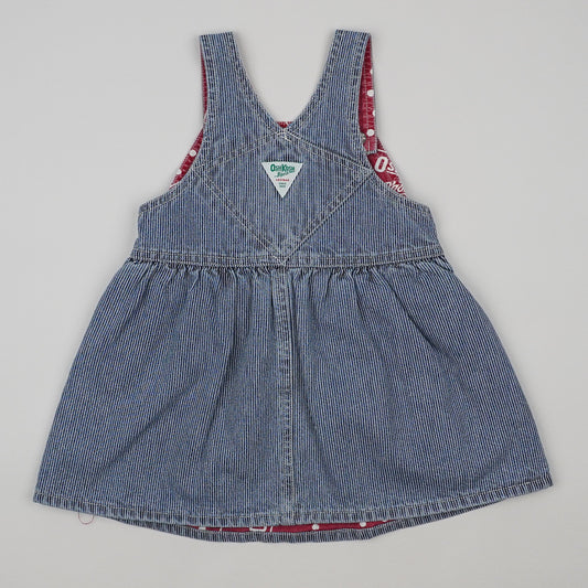 Vintage OshKosh Hickory Stripe Dress