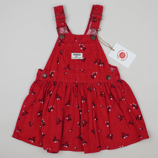 OshKosh Floral Corduroy Dress