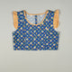 Top in blue and multi