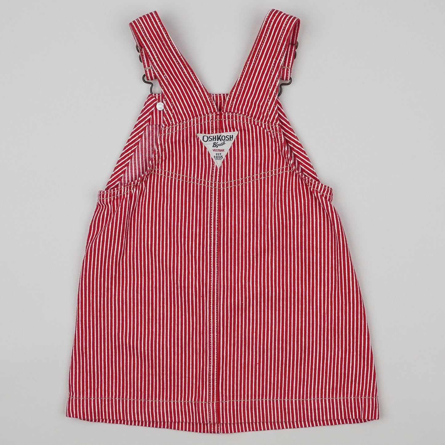 Vintage OshKosh Hickory Stripe Dress