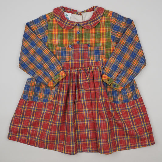Lined Vintage Checkered Dress