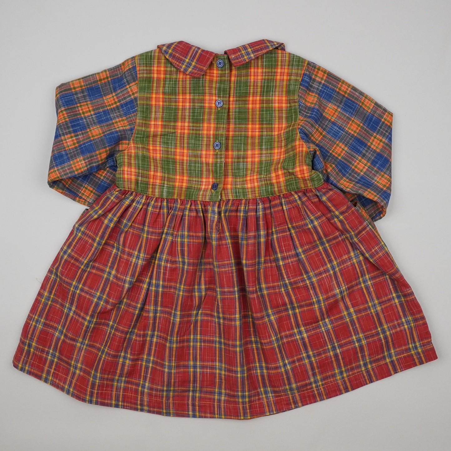 Lined Vintage Checkered Dress
