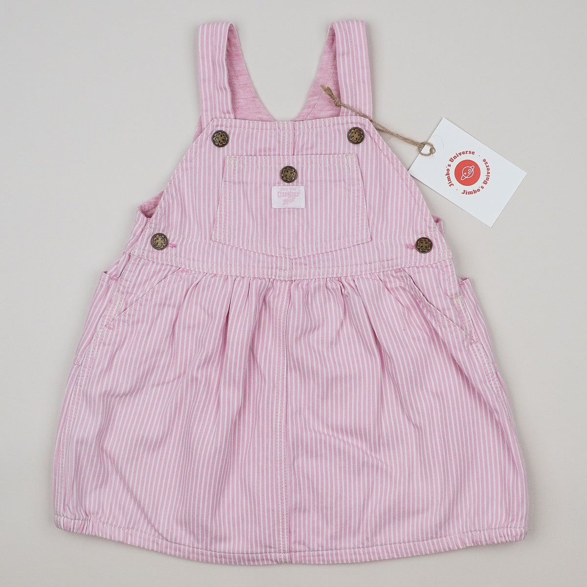 Vintage OshKosh Hickory Stripe Dress
