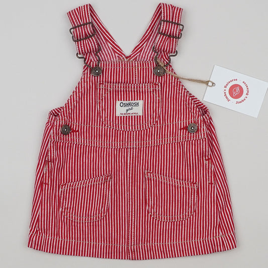 Red OshKosh Hickory Stripe Dress