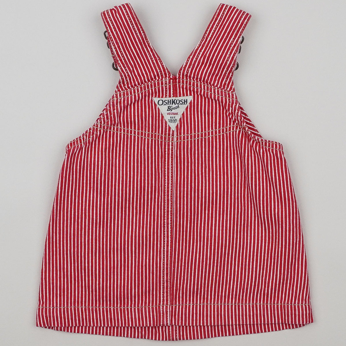 Red OshKosh Hickory Stripe Dress