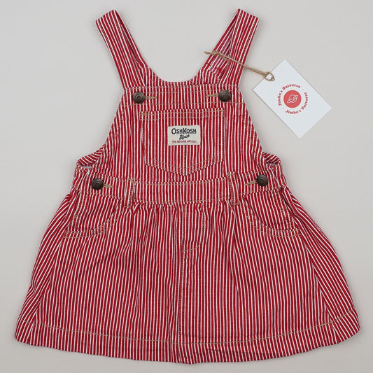 Red OshKosh Hickory Stripe Dress
