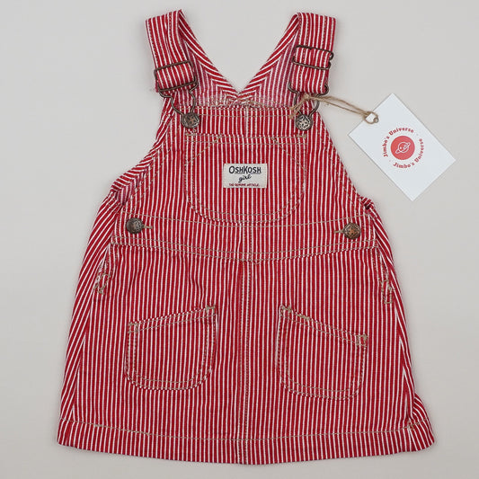 Red OshKosh Hickory Stripe Dress