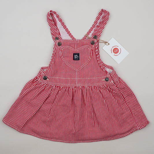 Red OshKosh Hickory Stripe Dress