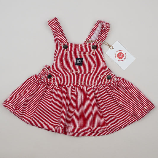 Red OshKosh Hickory Stripe Dress