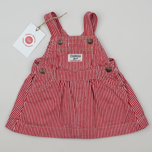 Red OshKosh Hickory Stripe Dress