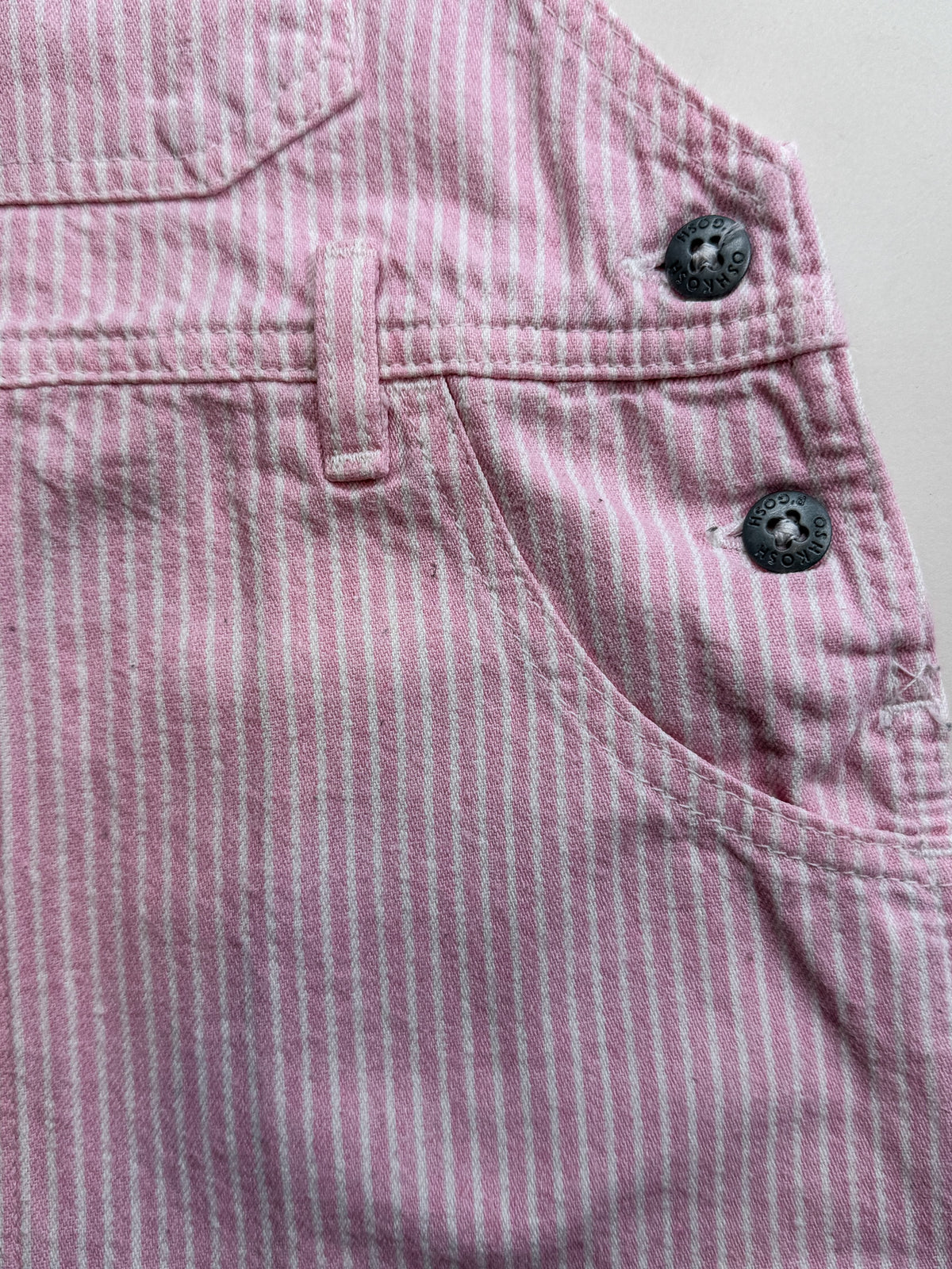 Pink Vintage Hickory Stripe Dress