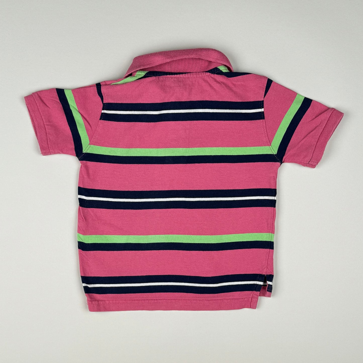 Short Sleeved Polo Shirt in multi