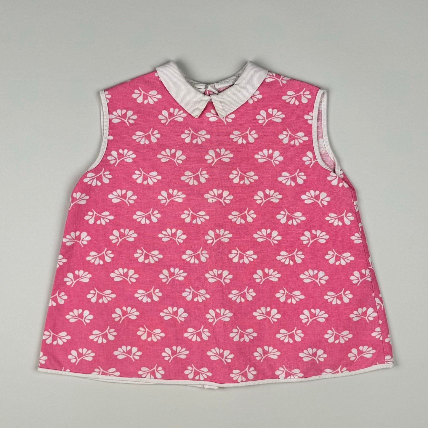 Top in pink and white