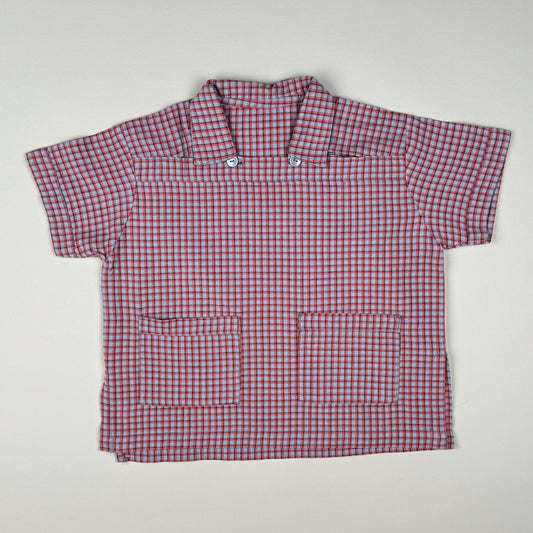 Short Sleeved Shirt in red and blue