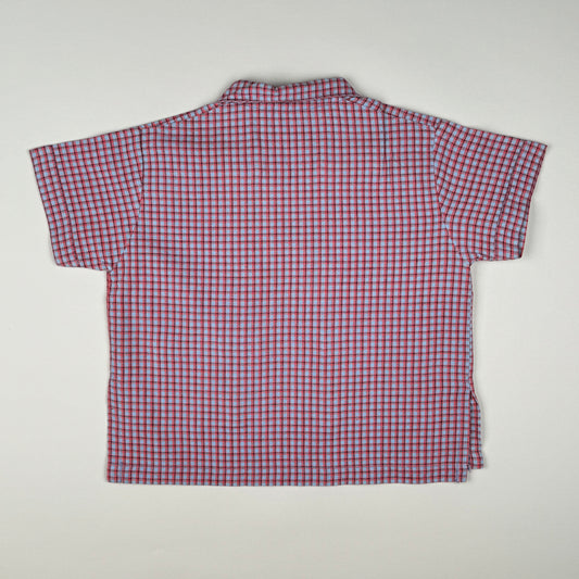 Short Sleeved Shirt in red and blue