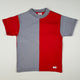 T-Shirt in red and grey