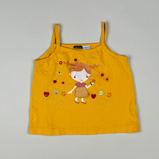 Top in yellow