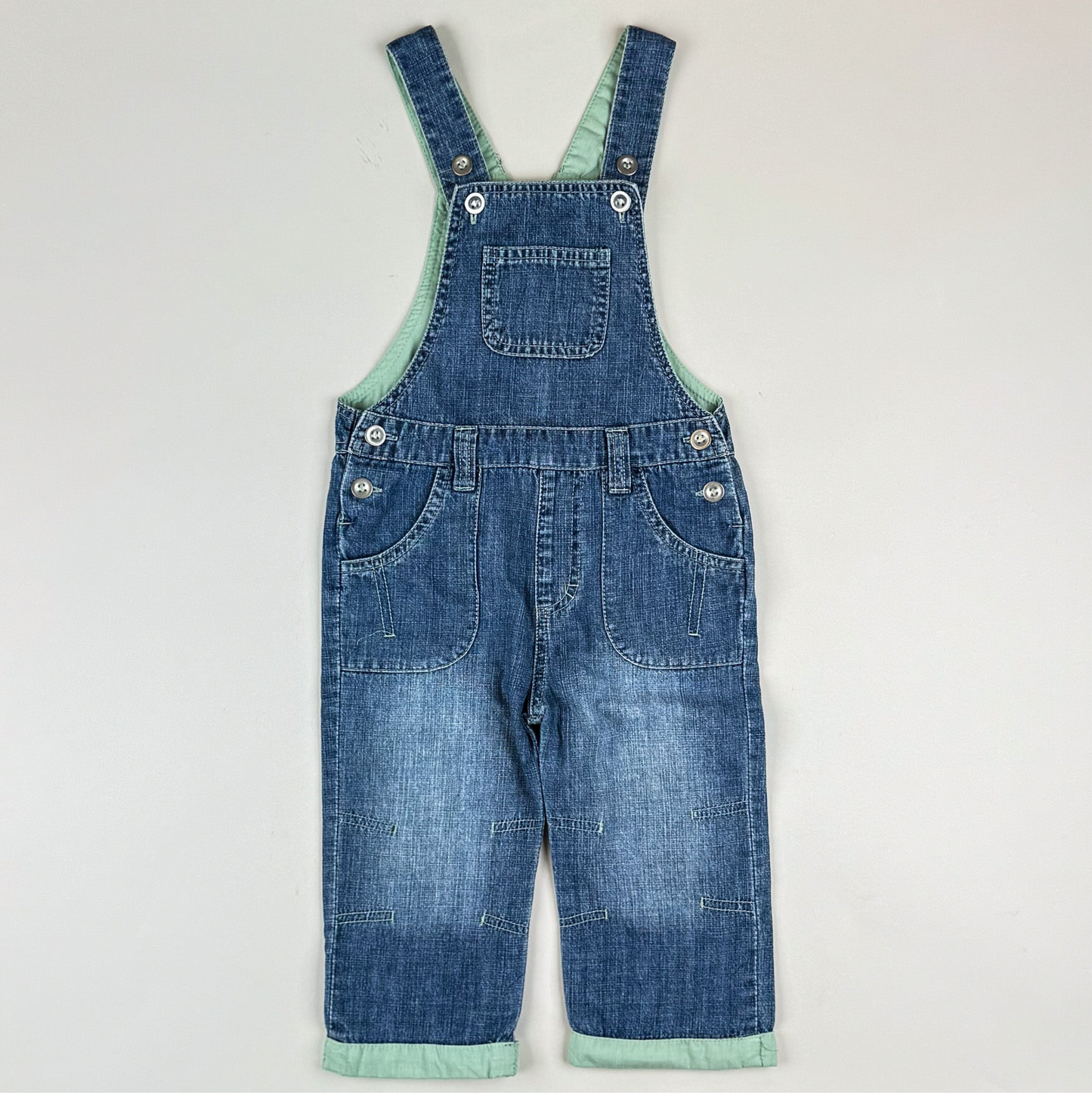 Overalls in blue