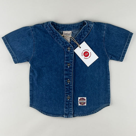 Vintage Denim Baseball Jersey