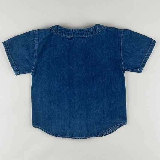 Vintage Denim Baseball Jersey