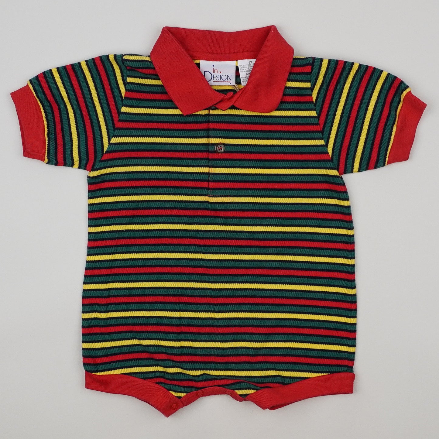 Vintage Striped Body/Romper