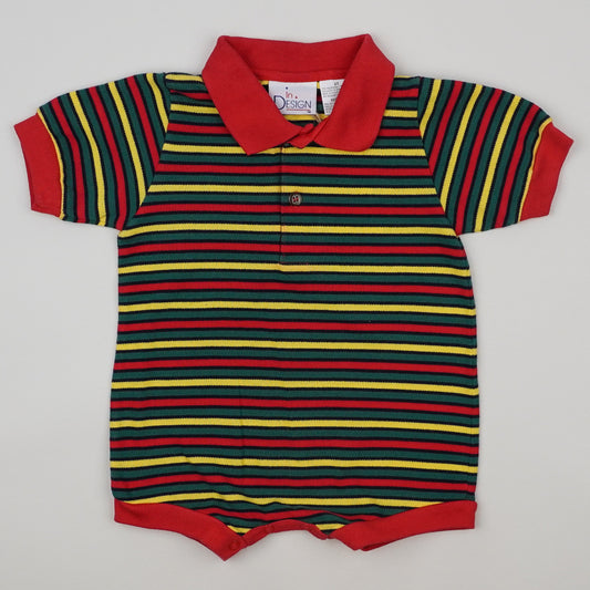Vintage Striped Body/Romper