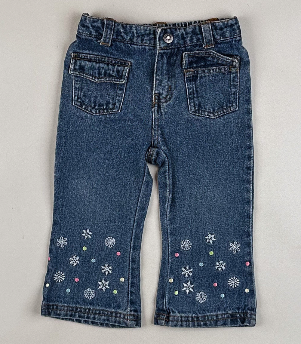 Vintage Jeans with Embroidery