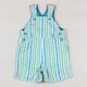 Striped Shortalls