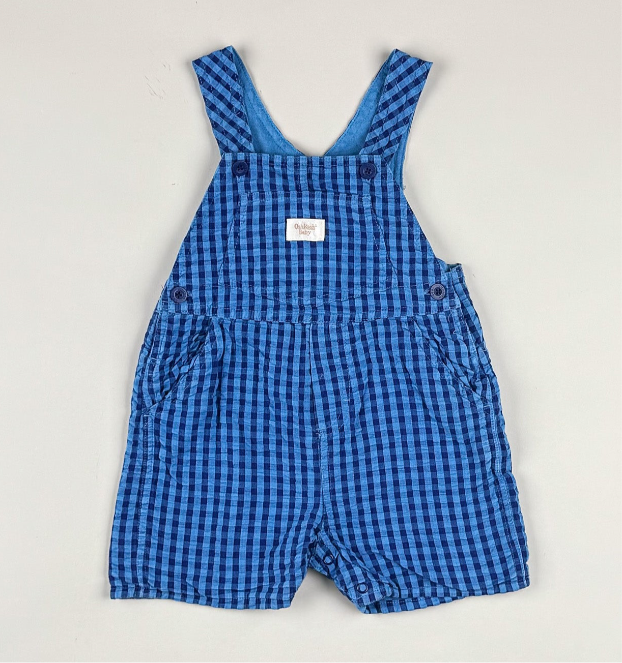 Shortalls in blue