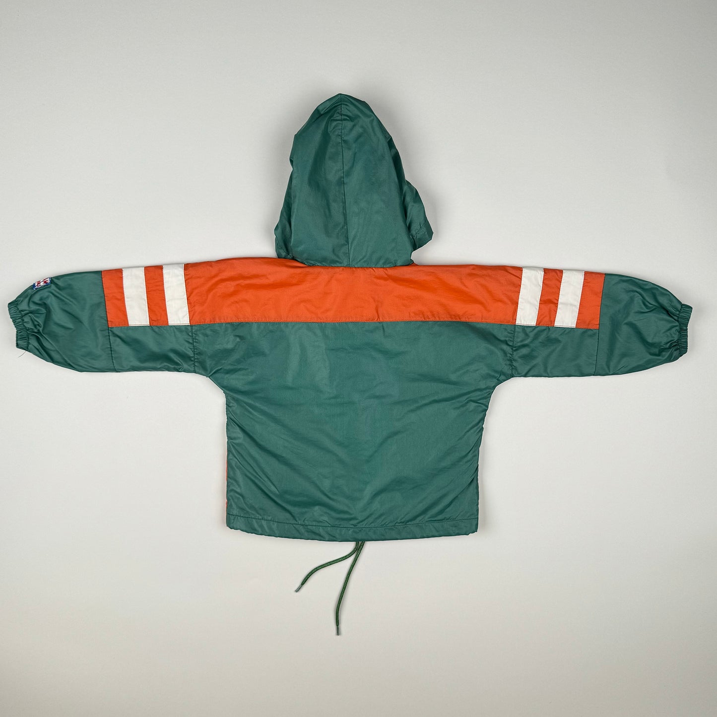 Tracksuit Jacket in green and orange