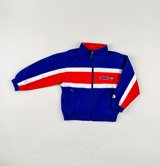 Tracksuit Jacket in blue, red and white