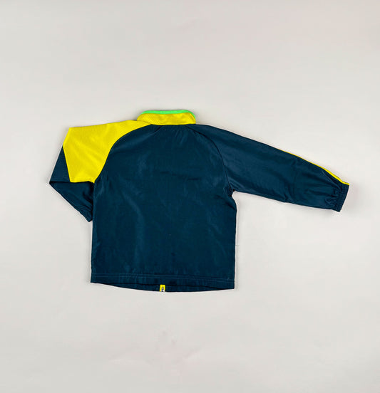 Tracksuit Jacket in black, yellow and green