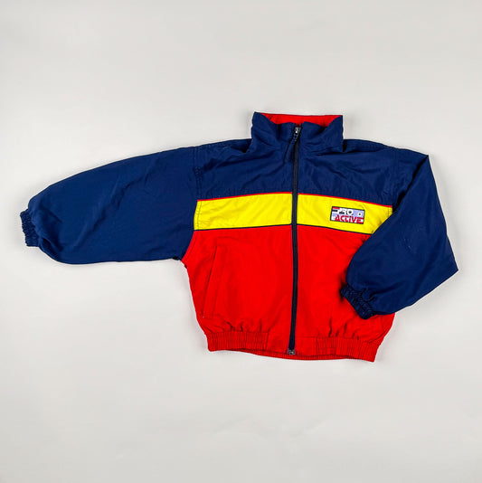 Tracksuit Jacket in red, blue and yellow