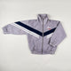 Tracksuit Jacket in grey, white and blue