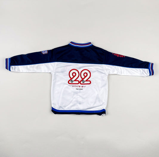 Tracksuit Jacket in white, blue and red