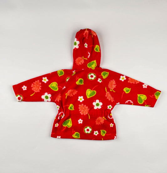 Fleece Jacket in multi, red and green