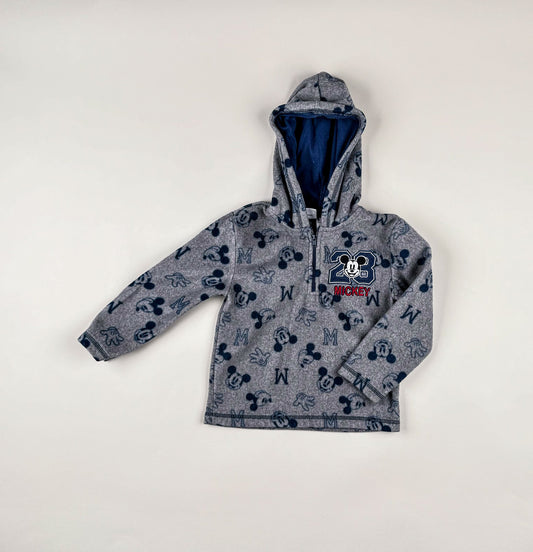 Fleece Jacket in grey and blue