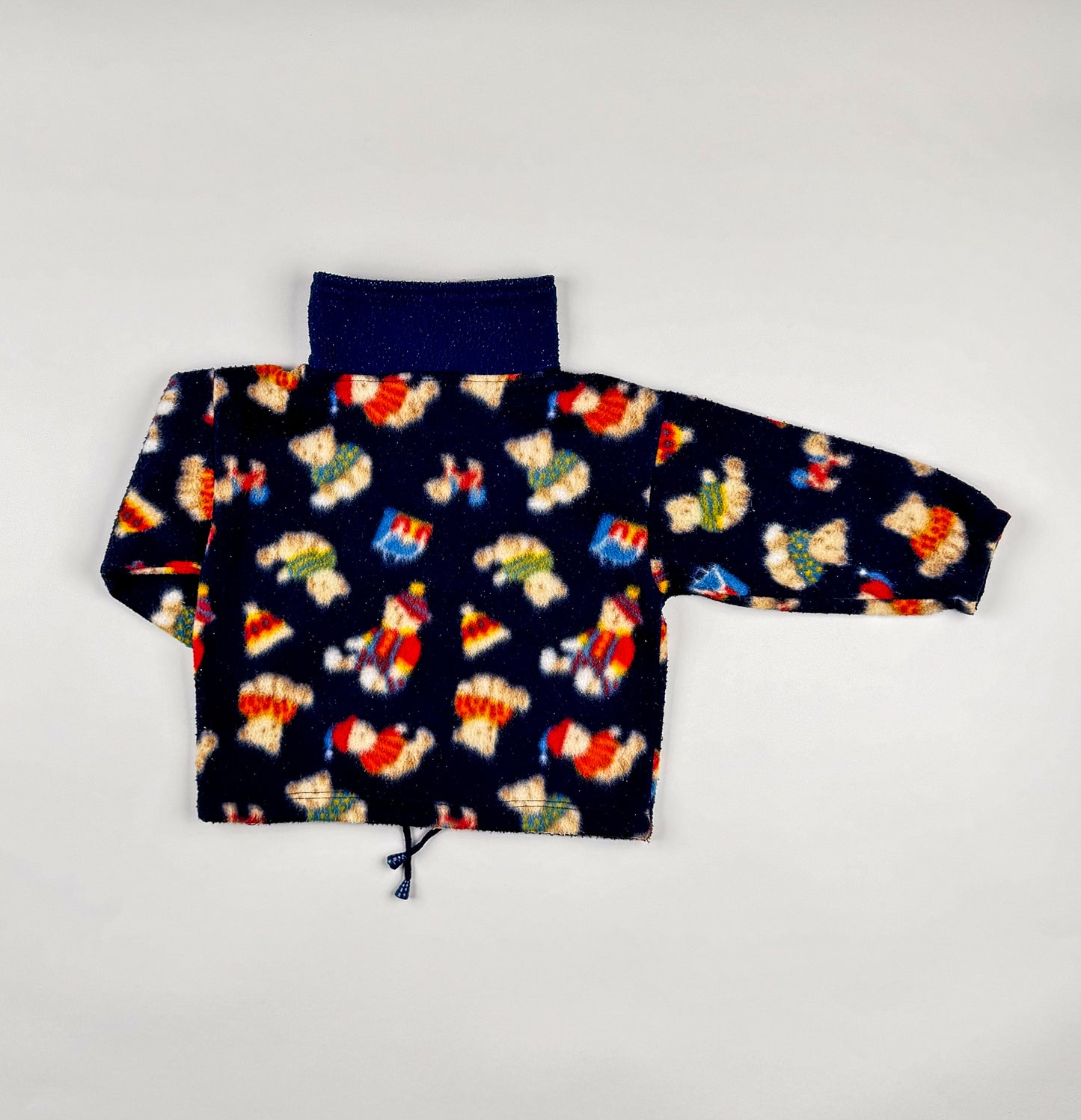 Fleece Jacket in blue and multi