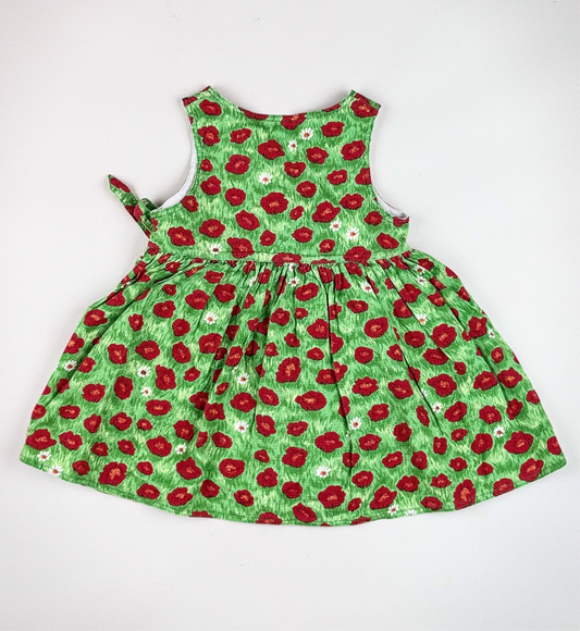 Colorful Vintage Wrap Dress