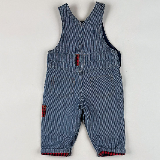 Striped Overalls