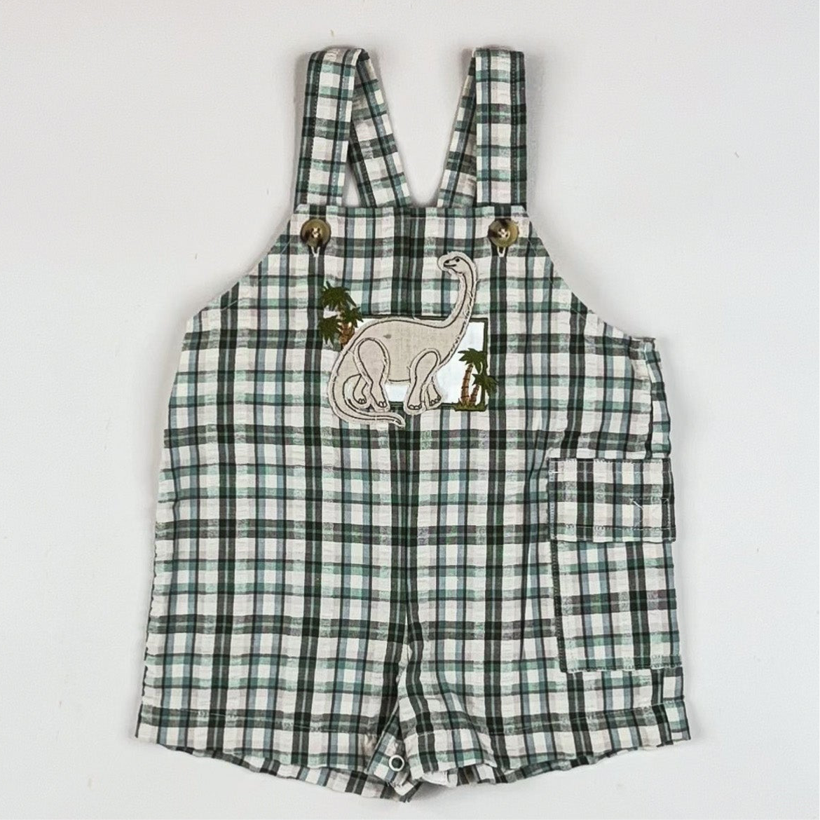 Checkered Vintage Shortalls