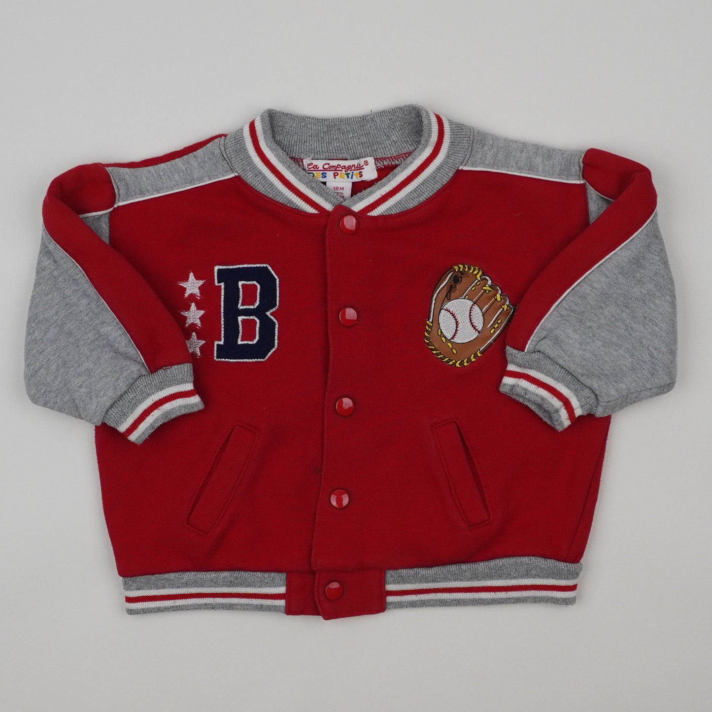 Vintage Baseball Sweatshirt Jacket