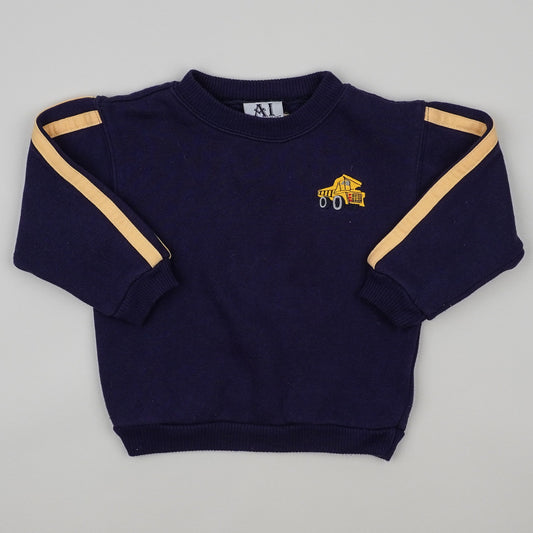 Vintage Sweatshirt with Embroidery