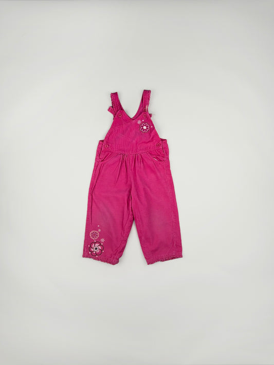 Corduroy Overall in pink