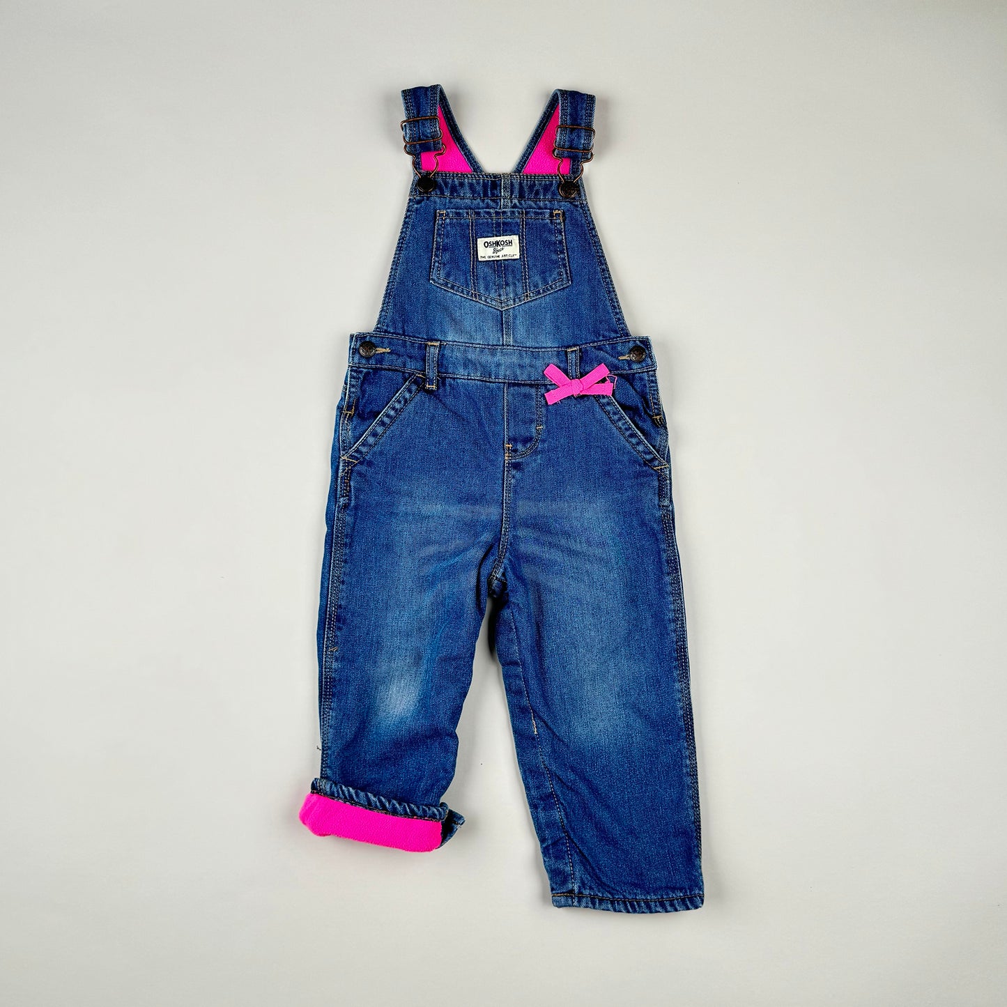 Overall in blue and pink