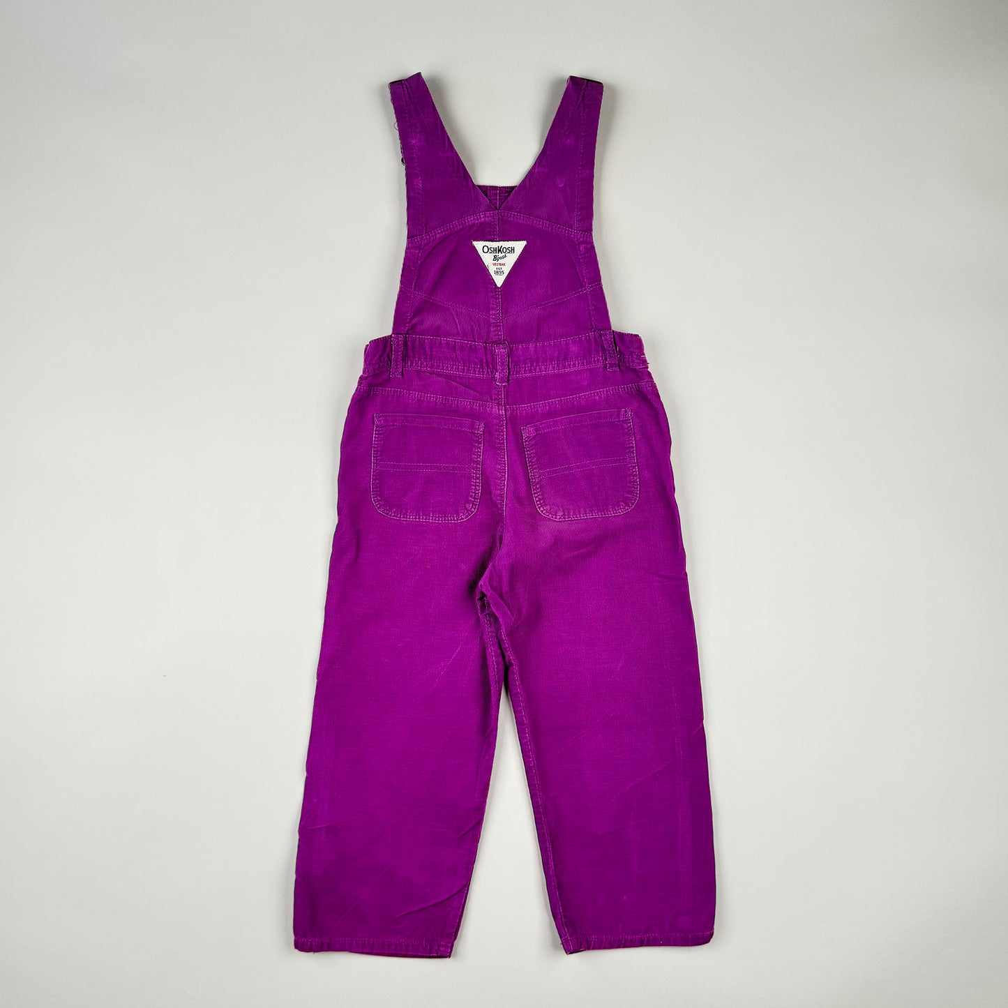 Corduroy Overall in purple