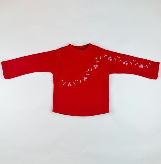 Vintage Fleece with Embroidery