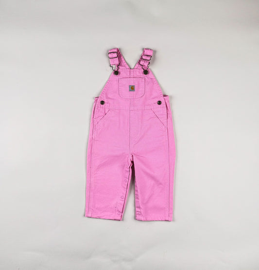 Overalls in pink