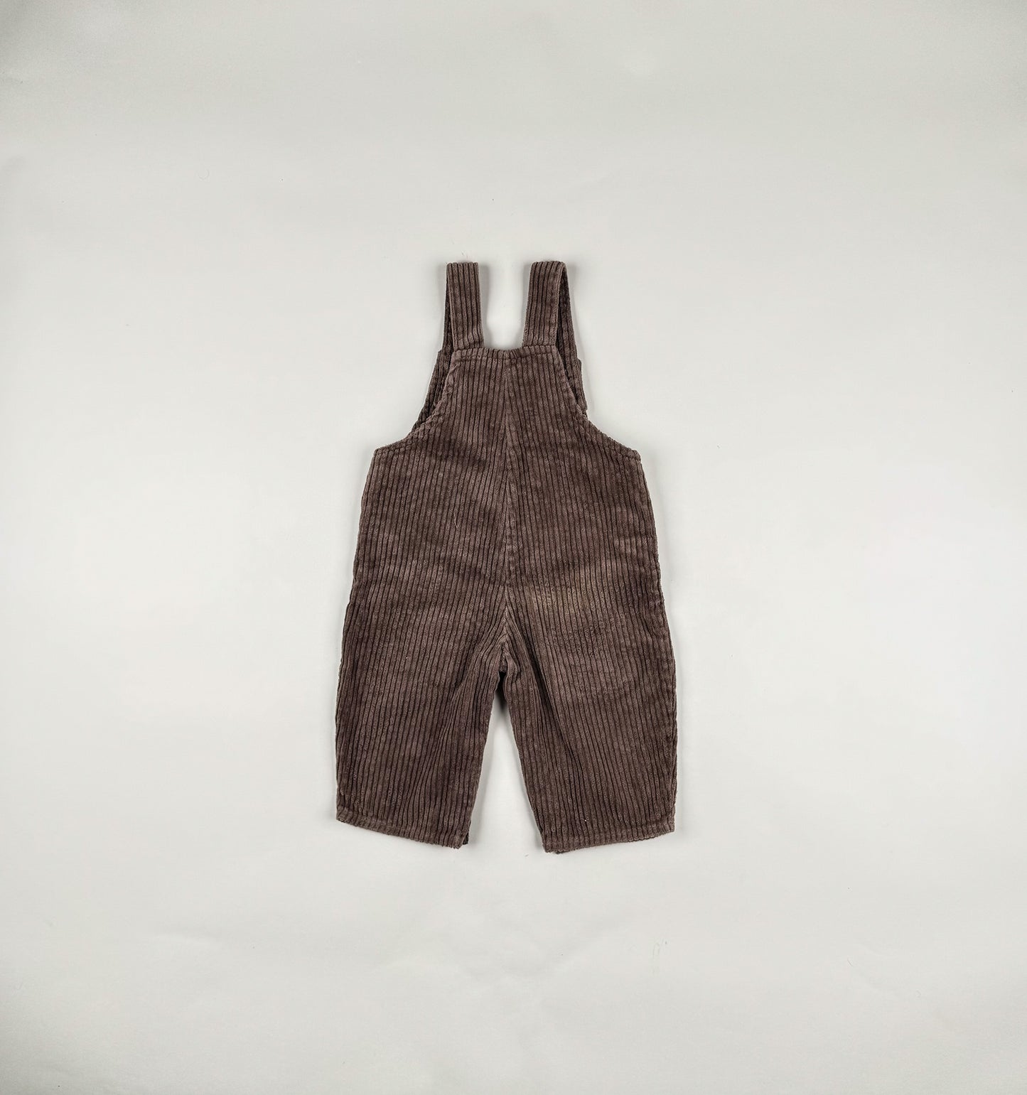 Corduroy Overalls in brown