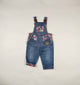 Overalls in blue and multi